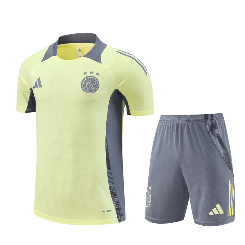 AAA Quality Ajax 24/25 Yellow/Grey Training Kit Jerseys